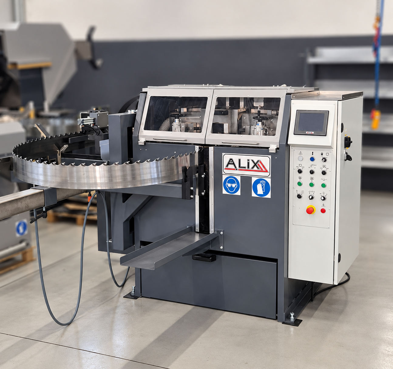 Rettifica elettronica per lame a nastro – Mod. RF150